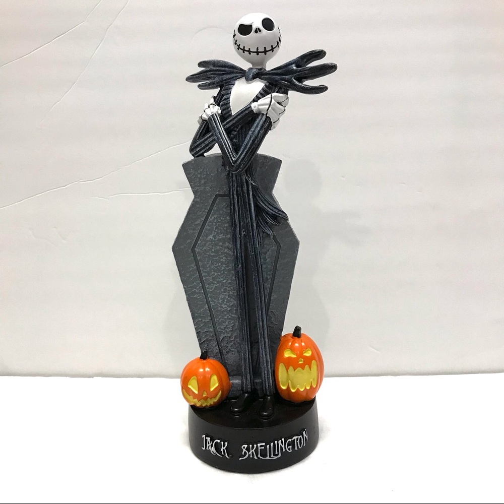 JACK SKELLINGTON Figurine Disney Tim Burton’s The Nightmare Before Christmas NWT